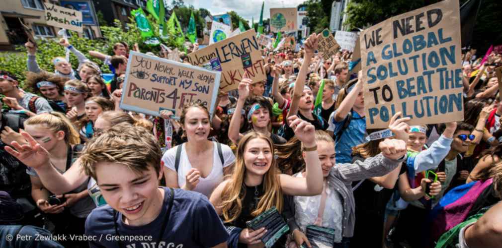 Internationale Fridays for Future-Demonstration in Aachen